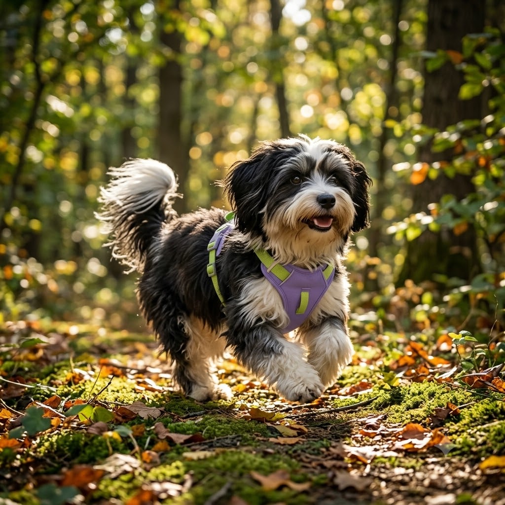 Premium Lightweight No-Pull Dog & Cat Harness | Reflective Soft Adjustable Vest for Outdoor Walks