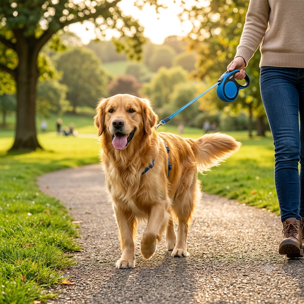 3M & 5M Retractable Dog Leash | Automatic Tangle-Free Walking Lead for Small, Medium & Large Dogs