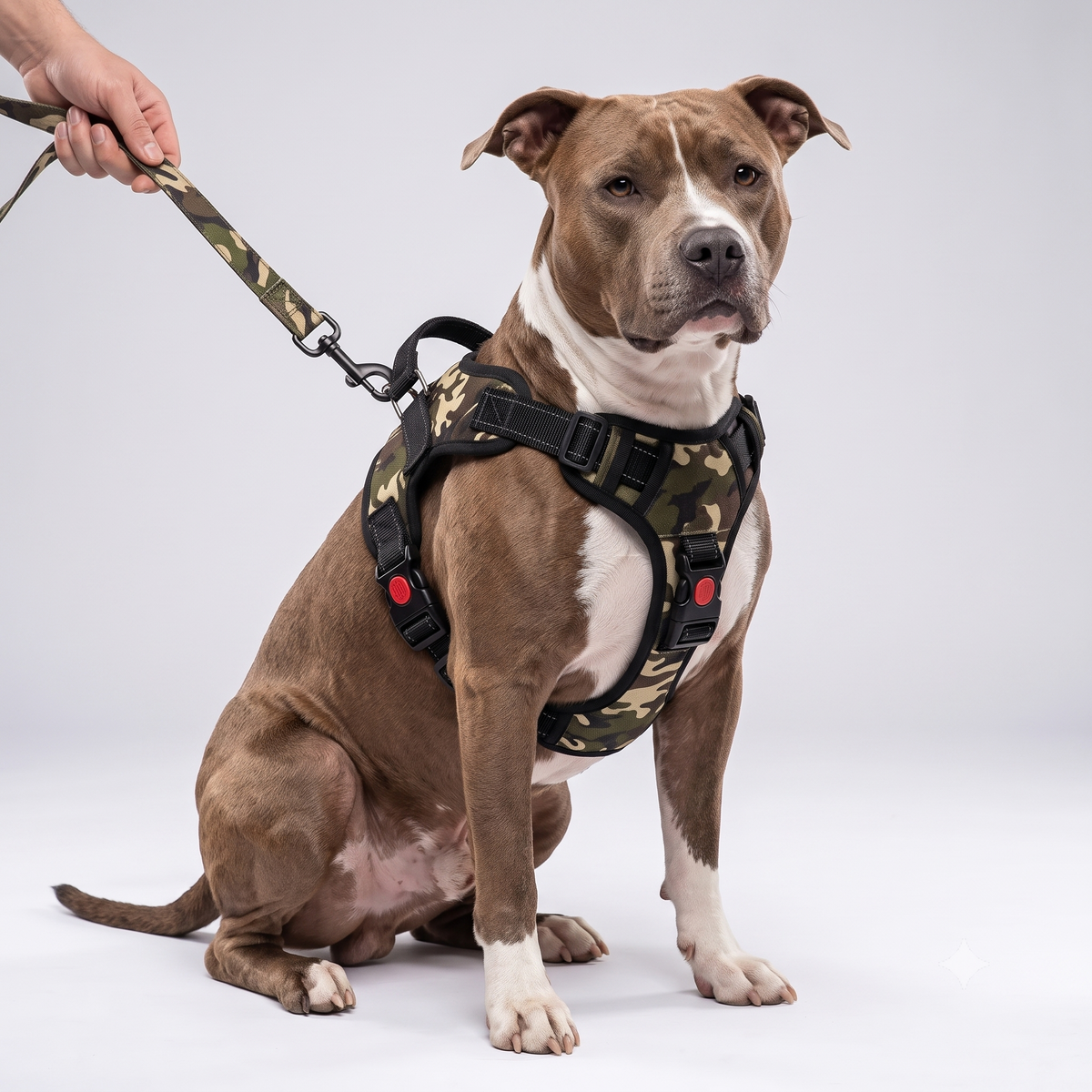Heavy-Duty No-Pull Dog Harness | Adjustable Reflective Vest for Small, Medium & Large Dogs