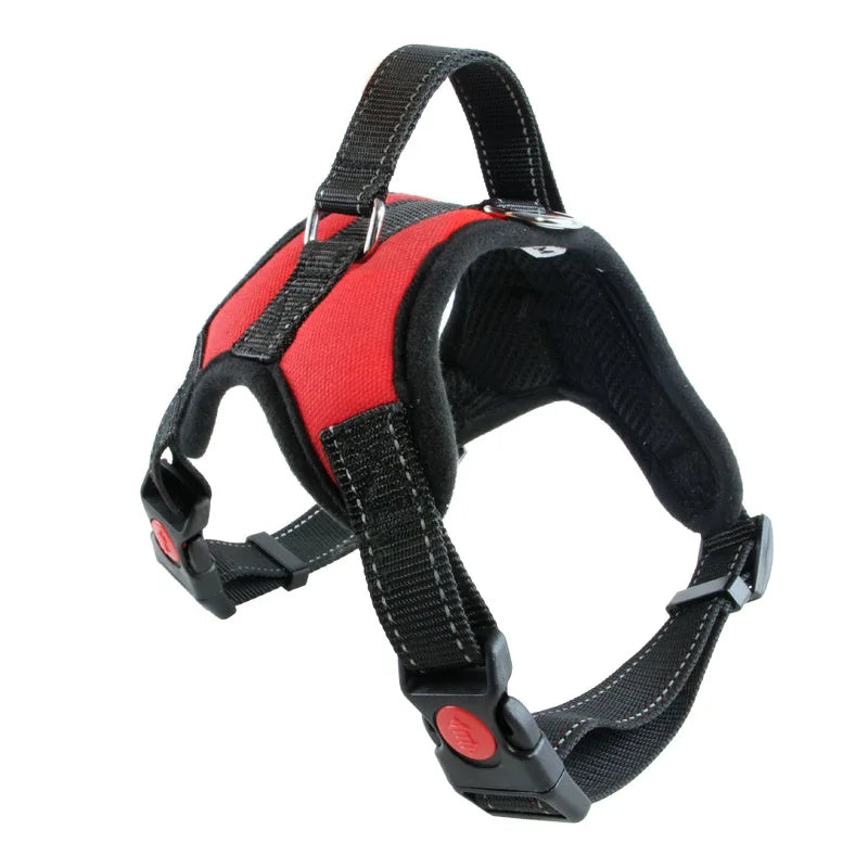 Heavy-Duty No-Pull Dog Harness | Adjustable Reflective Vest for Small, Medium & Large Dogs