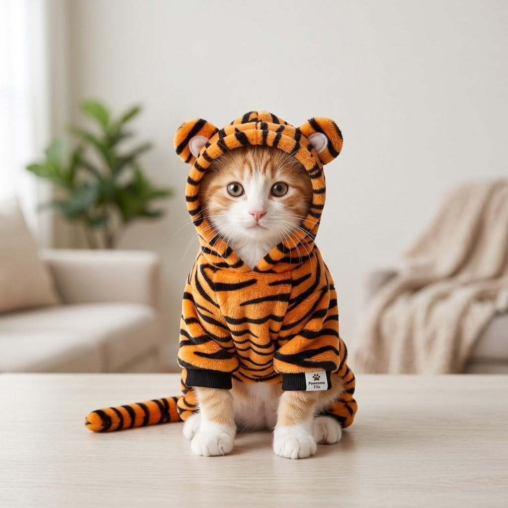 Plush Animal Cosplay Pet Onesie Hoodie