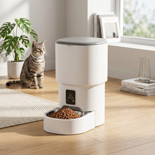 4L Smart Automatic Pet Feeder with WiFi | Timed Food Dispenser for Cats & Small Dogs