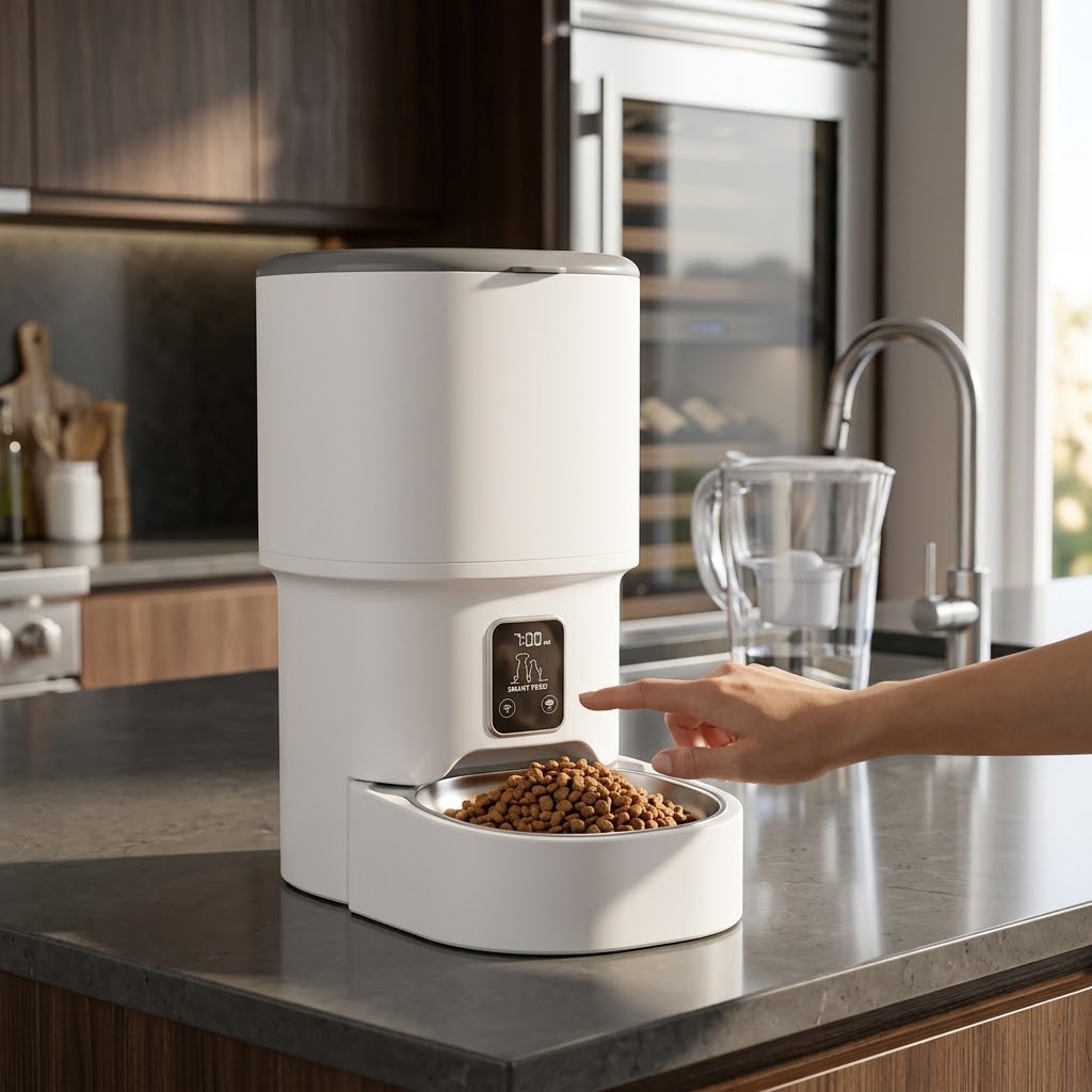 4L Smart Automatic Pet Feeder with WiFi | Timed Food Dispenser for Cats & Small Dogs