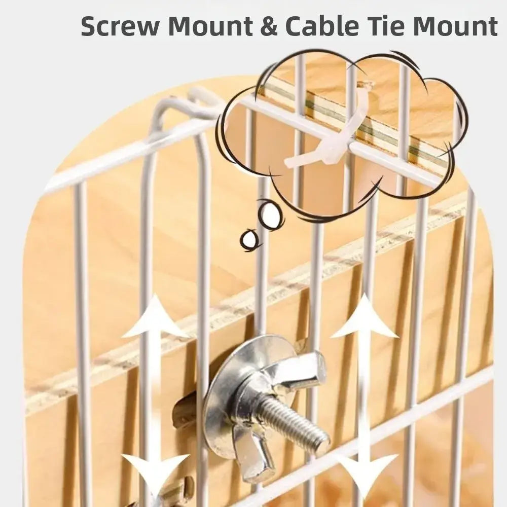 Wooden Wooden Hamster Platform Fence Proof Design Safe Hamster Climbing Platform Multifunctional Anti-Bite Hamster Nest Ladder
