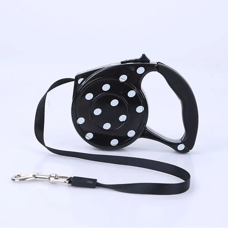 Retractable Dog Leash 3M/5M | Tangle-Free Nylon Walking Lead for Small Dogs & Cats