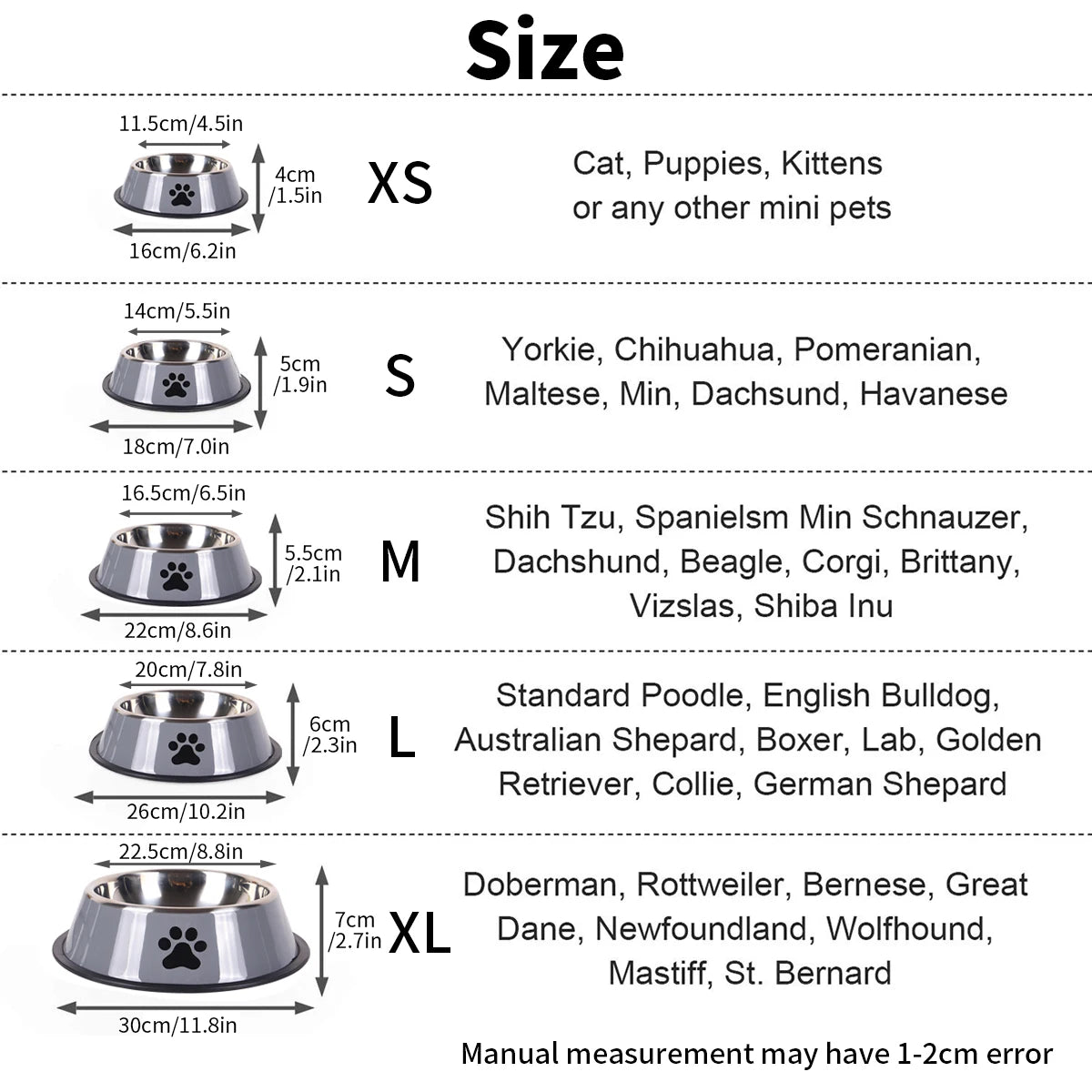 Stainless Steel Dog Bowl with Non-Slip Silicone Mat