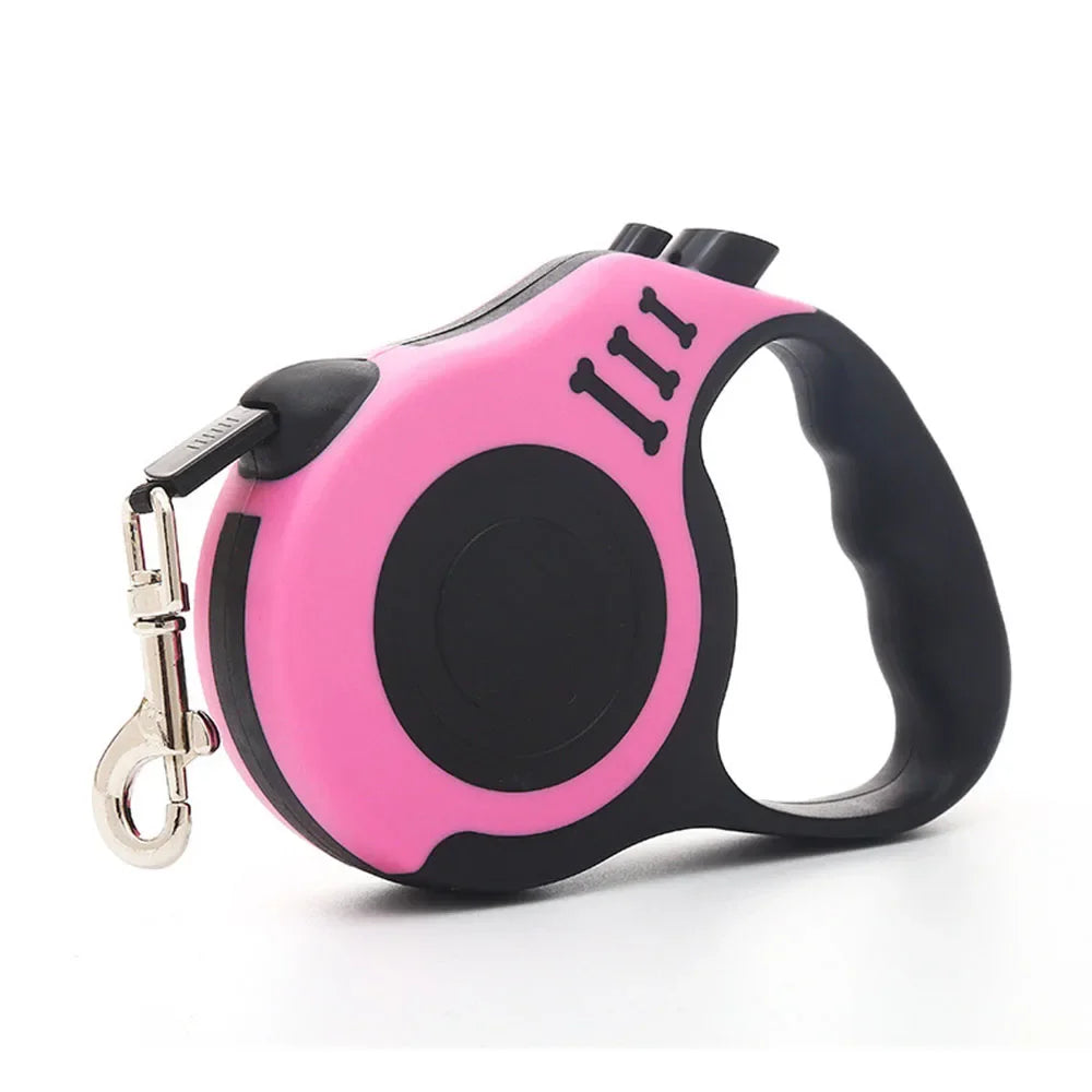Retractable Dog Leash 3M/5M | Tangle-Free Nylon Walking Lead for Small Dogs & Cats