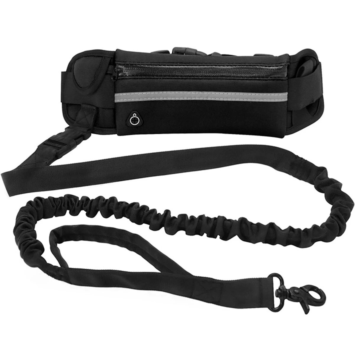 Hands-Free Dog Leash with Waist Belt | Reflective Bungee Running Leash for Medium & Large Dogs