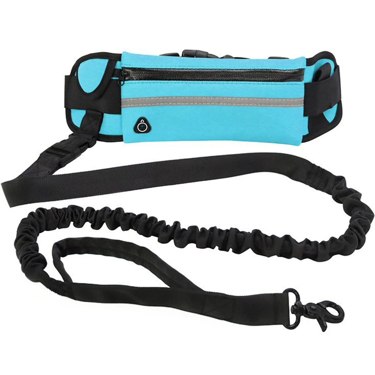 Hands-Free Dog Leash with Waist Belt | Reflective Bungee Running Leash for Medium & Large Dogs
