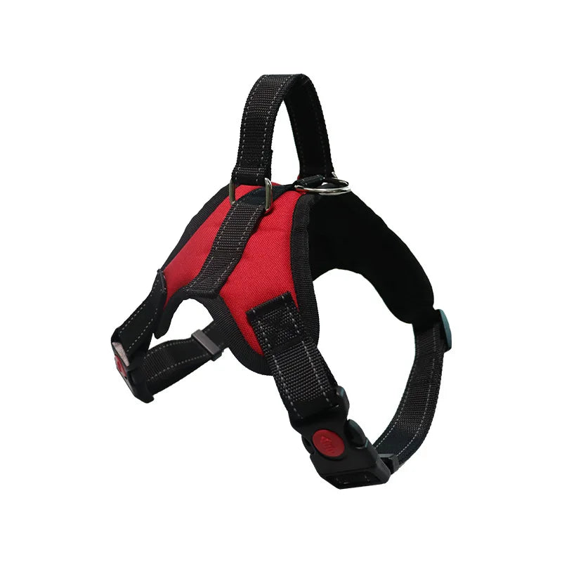 Heavy-Duty No-Pull Dog Harness | Adjustable Reflective Vest for Small, Medium & Large Dogs
