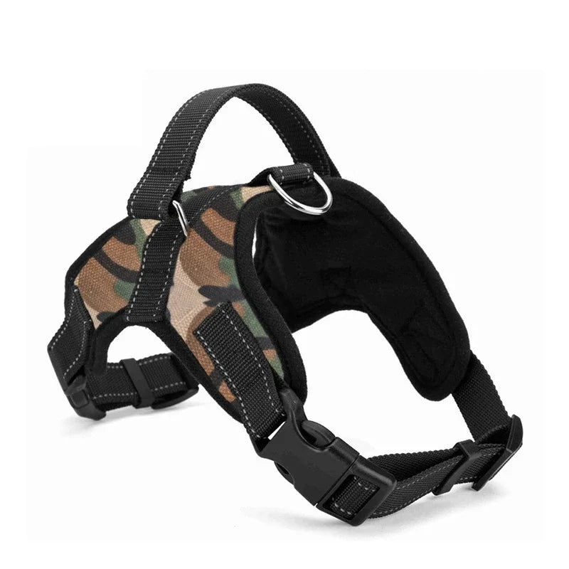 Adjustable Quick Release Dog Harness | Breathable Nylon Vest for Puppies & Small to Large Dogs