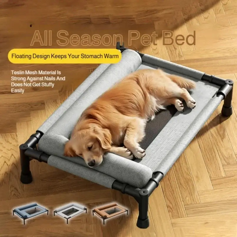 Elevated Cooling Pet Bed | Breathable Raised Mesh Bed for Dogs & Cats