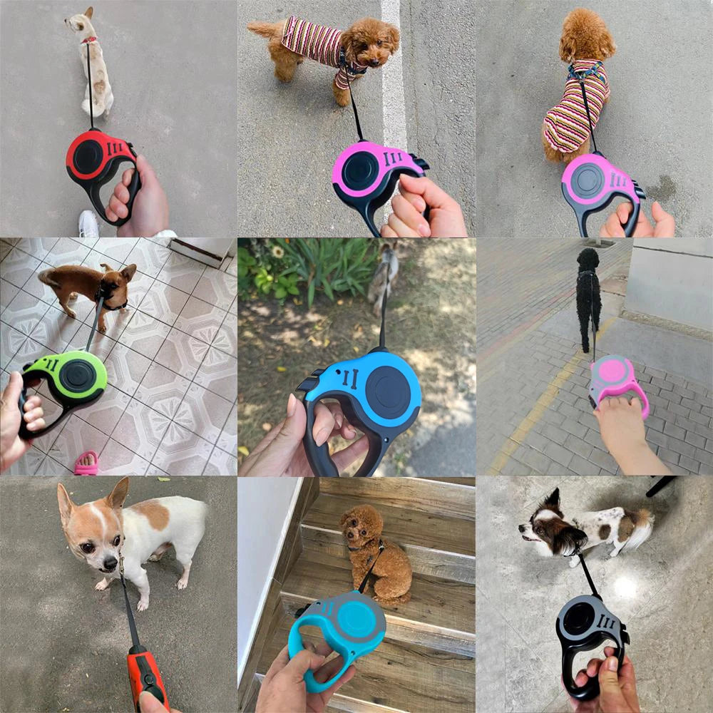 3M/5M Retractable Dog Leash | Automatic Extendable Lead for Small, Medium & Large Dogs and Cats