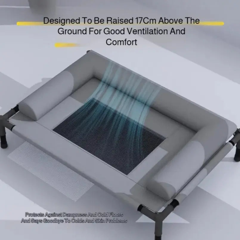 Elevated Cooling Pet Bed | Breathable Raised Mesh Bed for Dogs & Cats