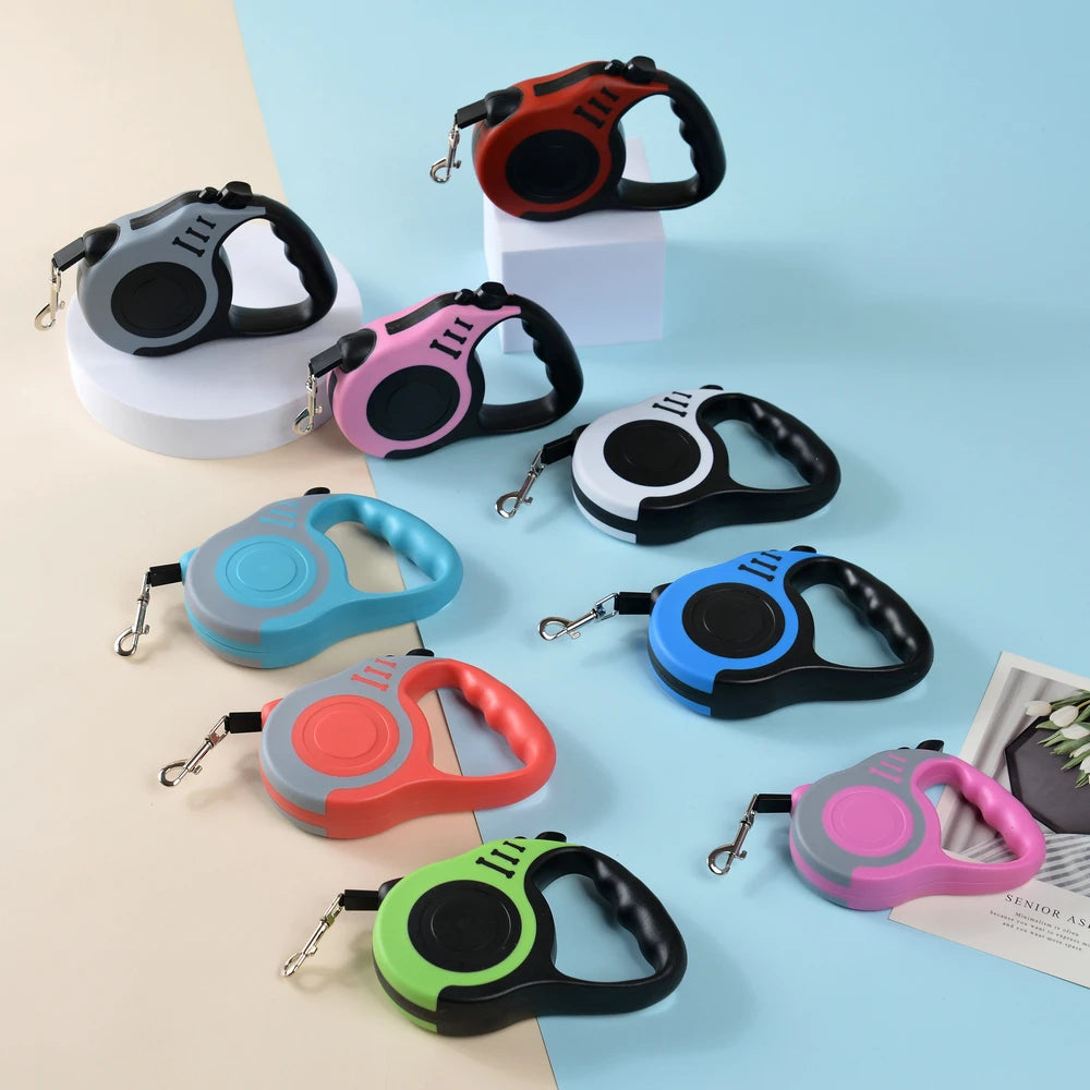 3M/5M Retractable Dog Leash | Automatic Extendable Lead for Small, Medium & Large Dogs and Cats