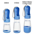 2-in-1 Portable Pet Water Bottle & Food Container | Leakproof Travel Bottle for Dogs & Cats