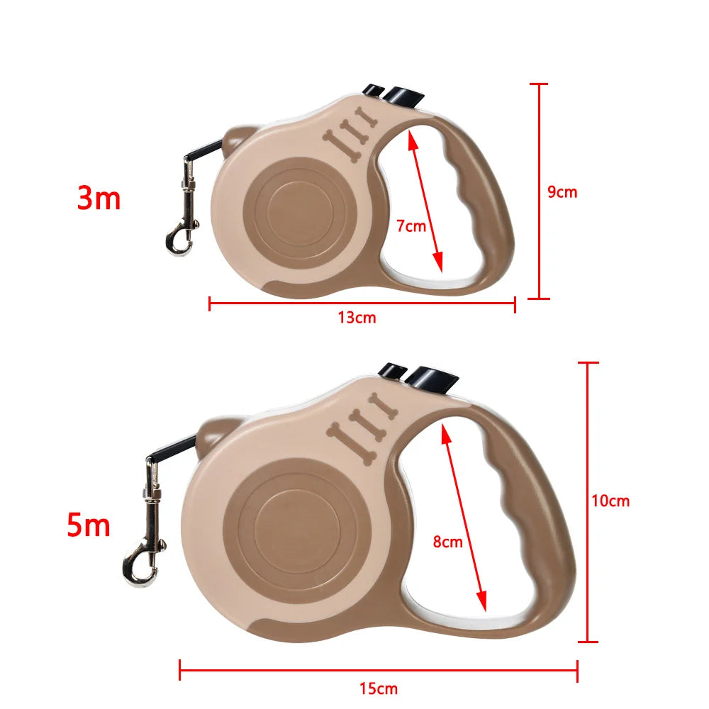 3M/5M Retractable Dog Leash | Automatic Extendable Lead for Small, Medium & Large Dogs and Cats