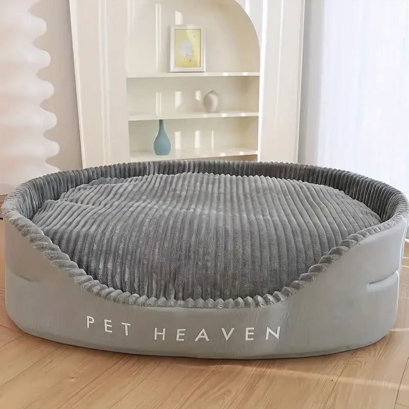 Reversible All-Season Pet Bed | Washable Soft Dog & Cat Cushion Mat