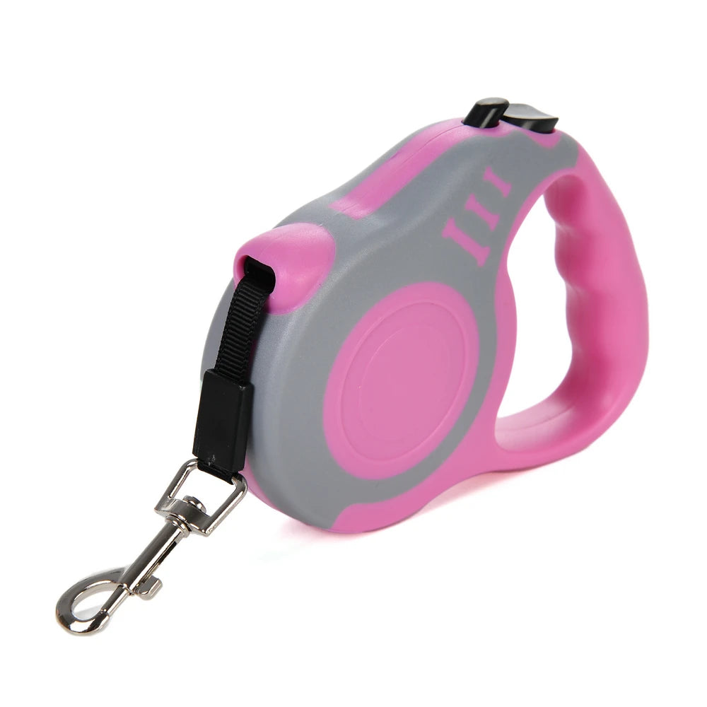 3M & 5M Retractable Dog Leash | Automatic Tangle-Free Walking Lead for Small, Medium & Large Dogs